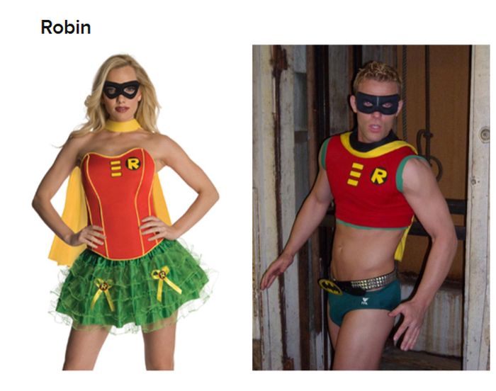 Straight Women vs Gay Guys Halloween Costumes (19 pics)