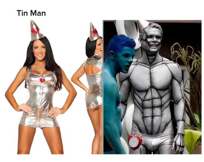 Straight Women vs Gay Guys Halloween Costumes (19 pics)