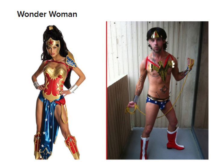 Straight Women vs Gay Guys Halloween Costumes (19 pics)