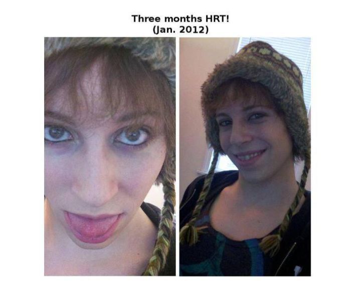 From Male to Female in One Year (21 pics)