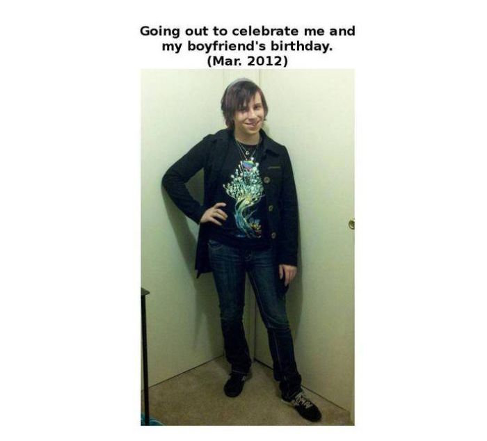 From Male to Female in One Year (21 pics)
