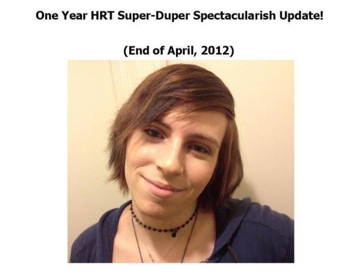 From Male to Female in One Year (21 pics)