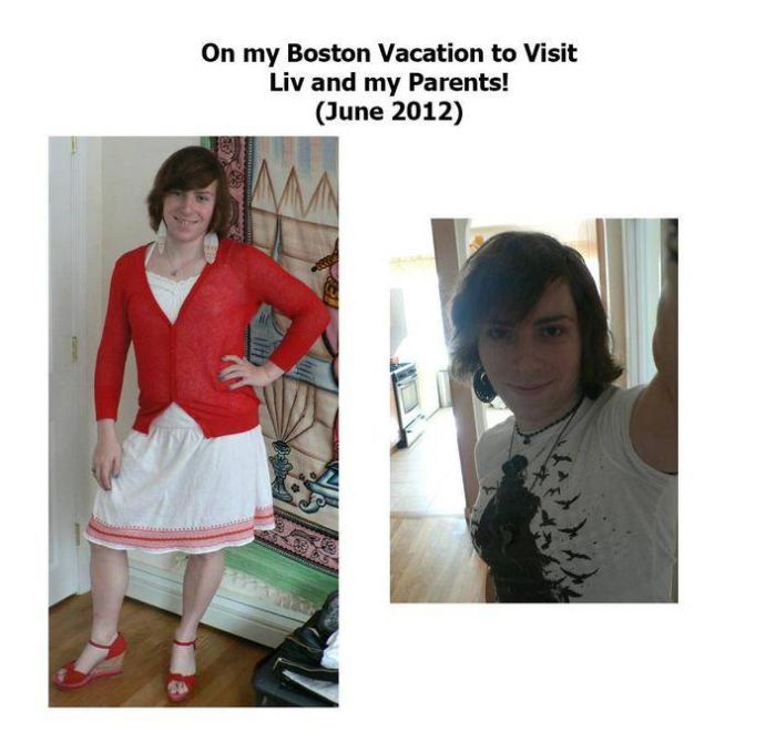 From Male to Female in One Year (21 pics)