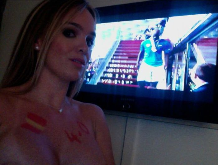 Virginie "Caprice" Gervais Makes Soccer Match Predictions (21 pics)