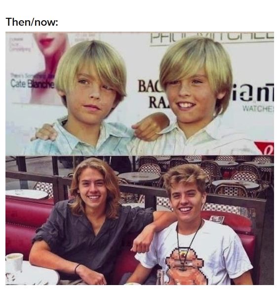 The Sprouse Twins Then and Now (14 pics)
