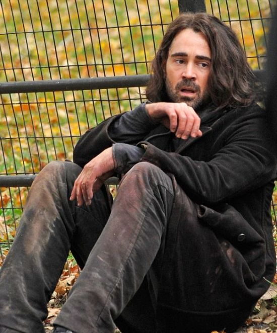 Colin Farrell on the Set of Winter's Tale (4 pics)