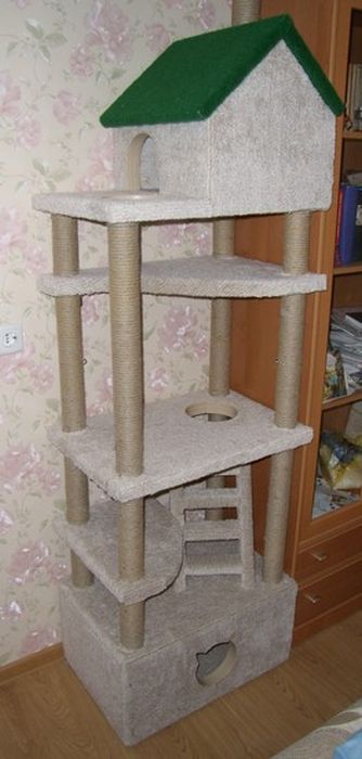 DIY Cat House (40 pics)