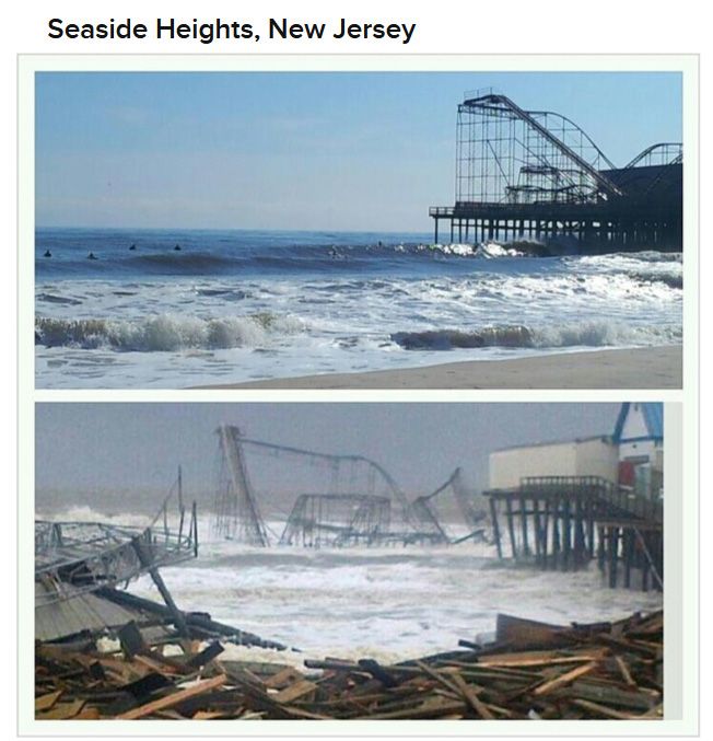 Before and After Hurricane Sandy (24 pics)