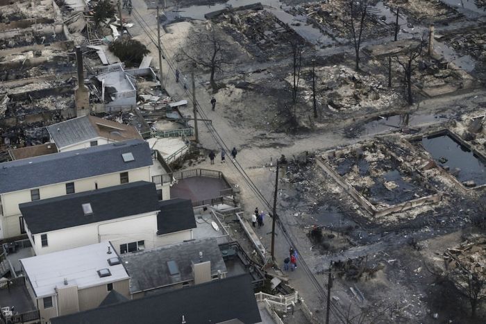 Aerial Photos Of The Fire Destruction In Breezy Point (9 pics)