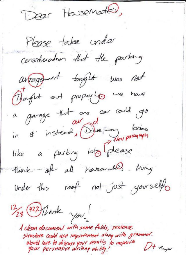 Smart-Ass Replies to Written Notes (17 pics)