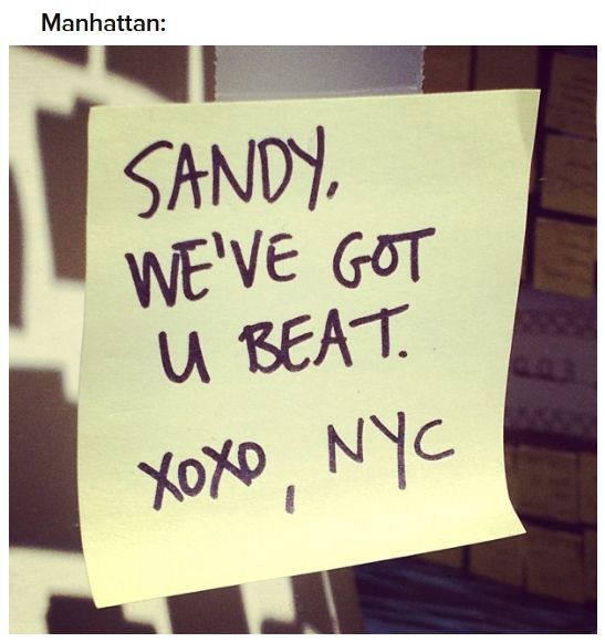 Funny, Absurd and Inspiring After Hurricane Sandy (39 pics)