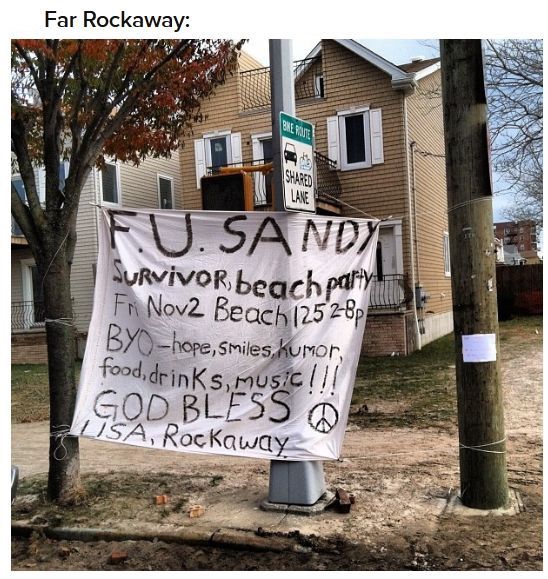 Funny, Absurd and Inspiring After Hurricane Sandy (39 pics)