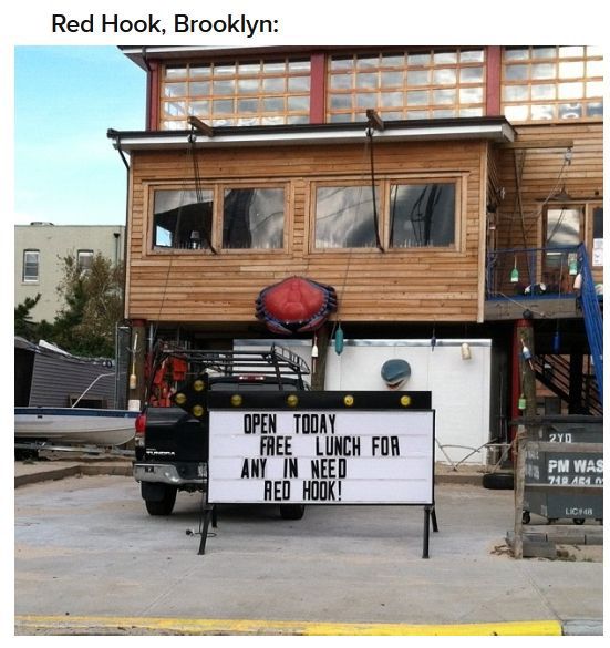 Funny, Absurd and Inspiring After Hurricane Sandy (39 pics)