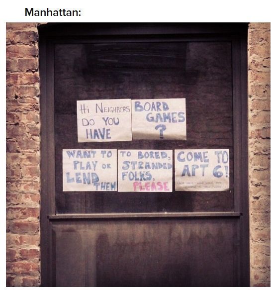 Funny, Absurd and Inspiring After Hurricane Sandy (39 pics)