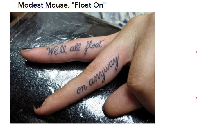 Song Lyric Tattoos (22 pics)