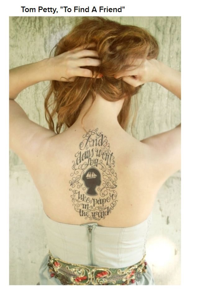 Song Lyric Tattoos (22 pics)