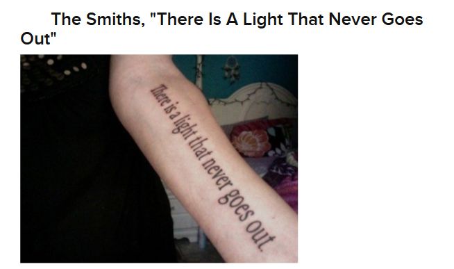 Song Lyric Tattoos (22 pics)