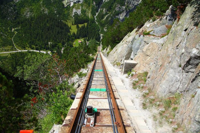 Gelmer Funicular & Handeck Bridge (17 pics)