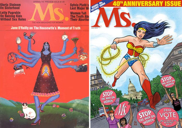 Women's Magazines, Then And Now (23 pics)