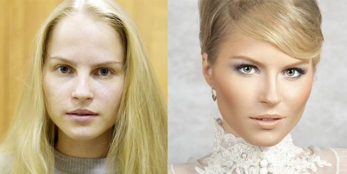 How Make-up Can Change a Girl (20 pics)