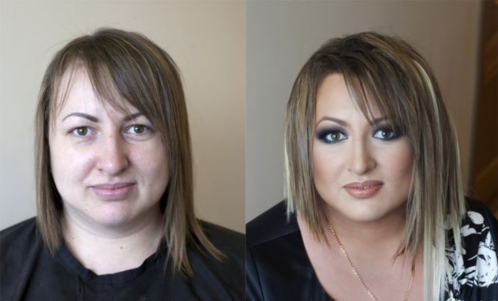 How Make-up Can Change a Girl (20 pics)