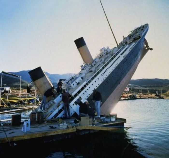 Titanic. Behind The Scenes (34 pics)