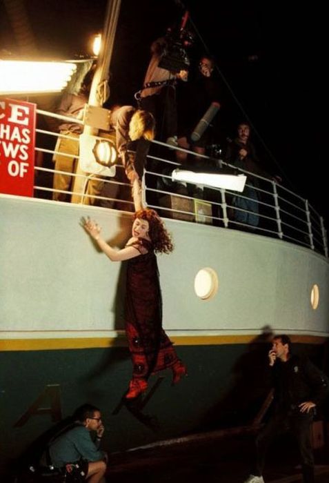 Titanic. Behind The Scenes (34 pics)