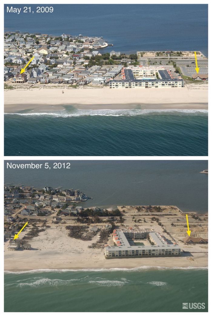 Before-And-After Photos of Hurricane Sandy's Devastation (9 pics)