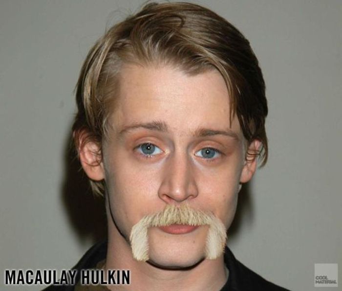 Celebrity with Mustaches (17 pics)