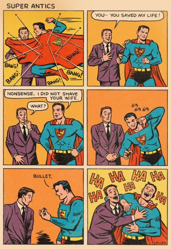 Superman to the Rescue (3 pics)