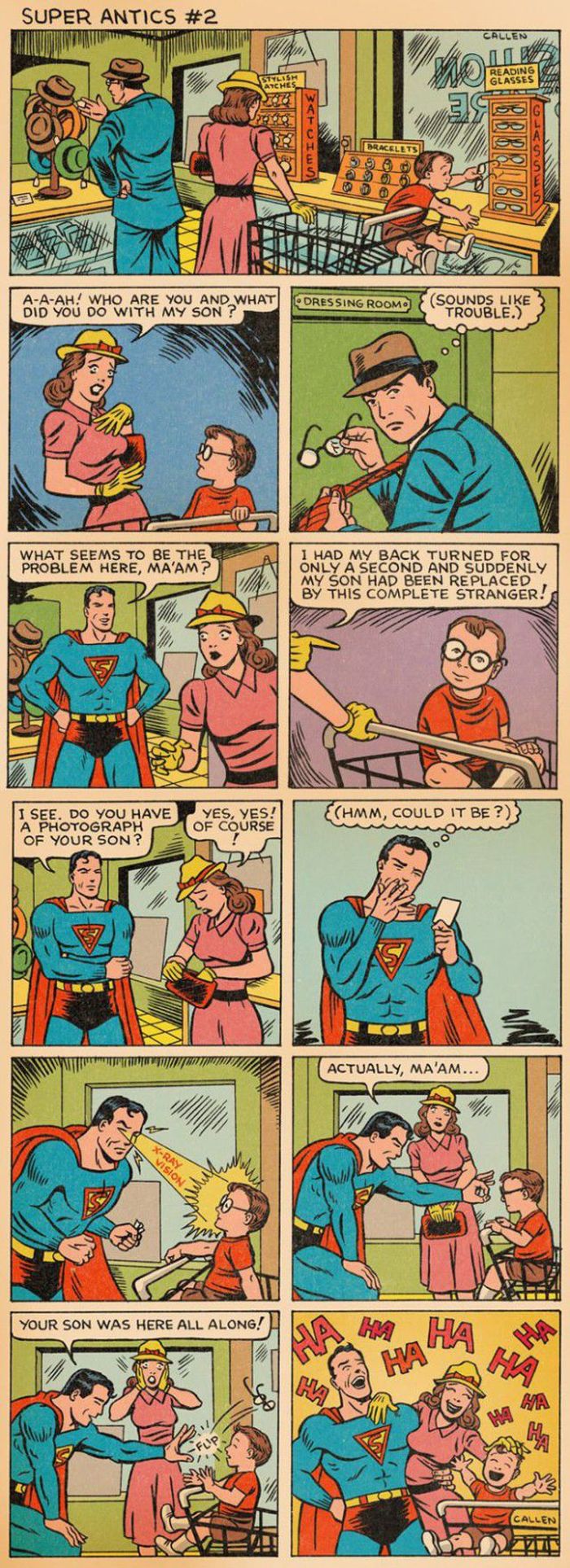 Superman to the Rescue (3 pics)
