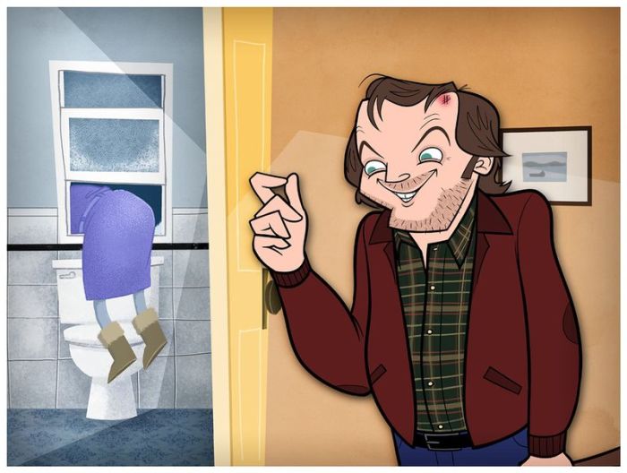 Famous Movies as Cartoons (30 pics) Famous Movies as Cartoons (30 pics)