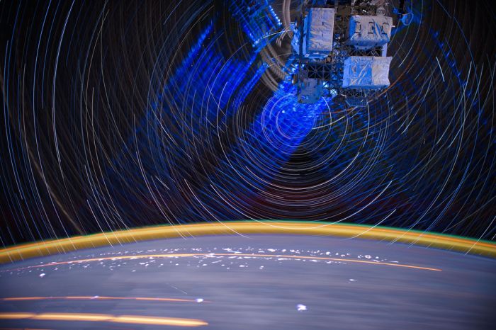 ISS Star Trails (36 pics)