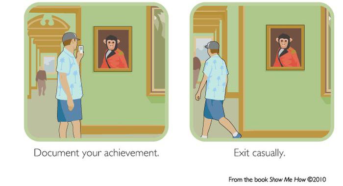 How to Hang Your Art in a Museum (4 pics)