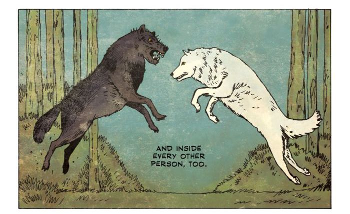 Two Wolves (7 pics)
