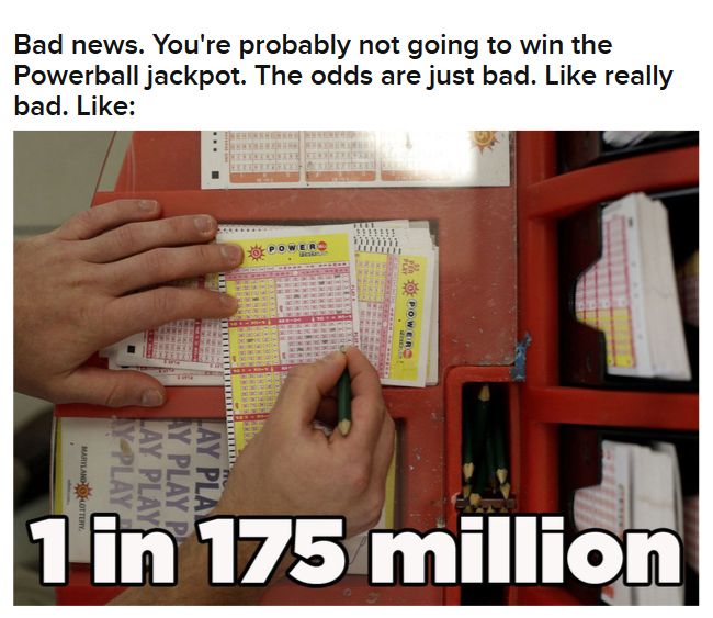 Odds Of Winning Powerball (15 pics)