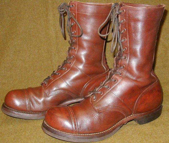 Vintage Military Boots 13 