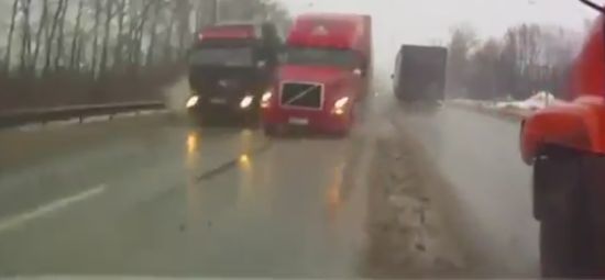 Lucky Road Accident Fail and WIN