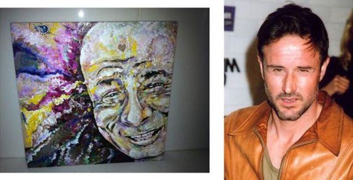 Celebrities and Their Paintings (13 pics)