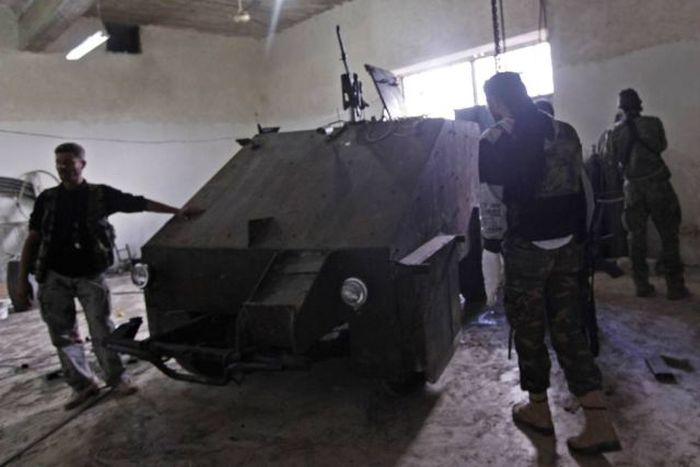 Syria's Homemade "Sham 2" Tank (7 pics + video)