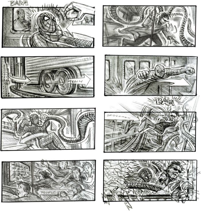 Storyboards from Famous Movies (12 pics)