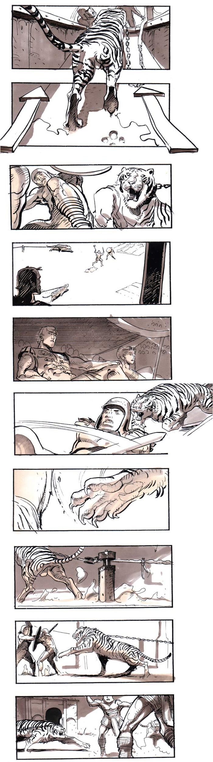 Storyboards from Famous Movies (12 pics)