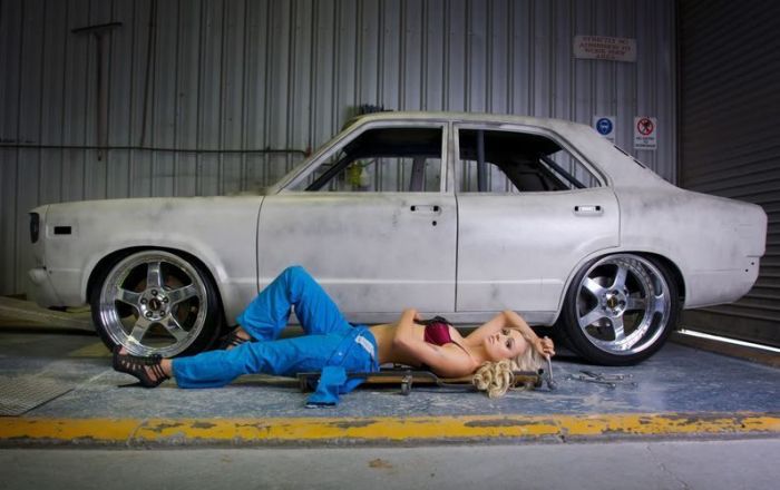 Girls and Cars (80 pics)