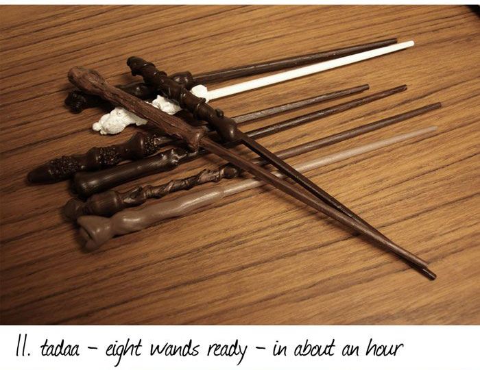 DIY Harry Potter Style Wands (12 pics)