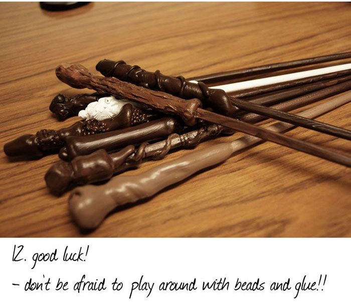 DIY Harry Potter Style Wands (12 pics)