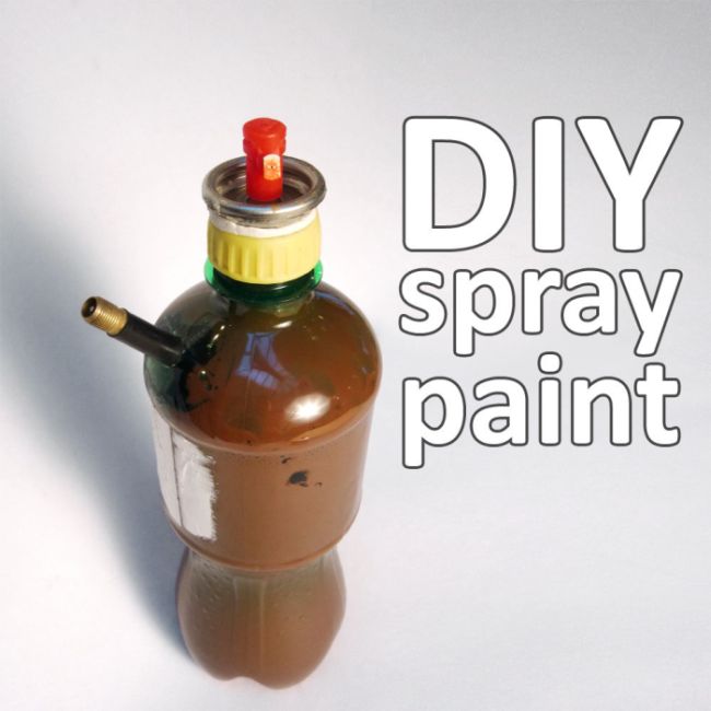 diy spray paint canvas