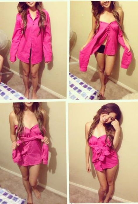 Girls Wearing Clothes in a Very Sexy Way (30 pics)