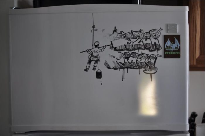 Fridge Painting (10 pics)