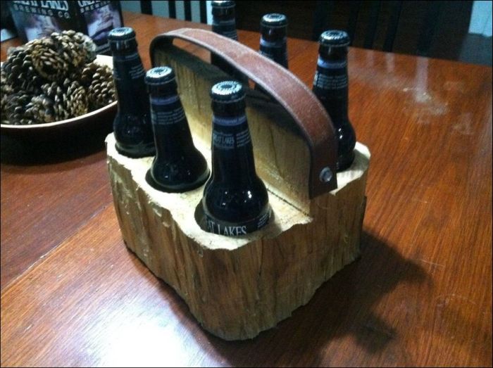 DIY Wooden Six Pack Carrier (20 pics)