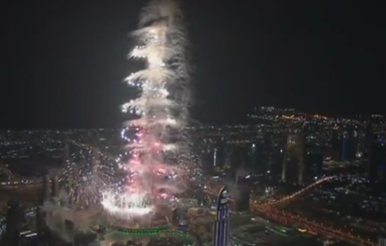 Incredible Dubai New Year Show